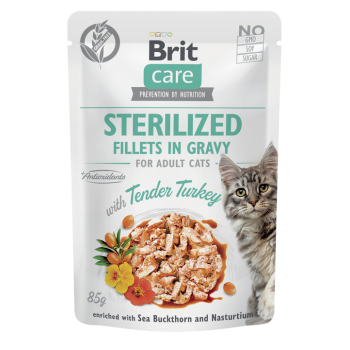 BRIT CARE ΓΑΤΑΣ GRAVY STERILISED ΓΑΛΟΠΟΥΛΑ 85gr BRIT CARE ΓΑΤΑΣ GRAVY STERILISED ΓΑΛΟΠΟΥΛΑ 85gr